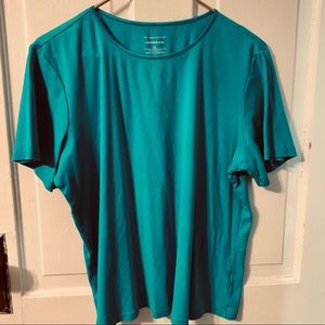 Christopher & Banks teal T-shirt XL